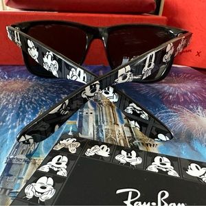 NWT Ray Ban X Limited Edition Mickey Mouse Polarized Justin Sunglasses